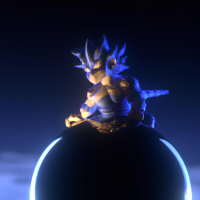 Goku god dragón ball 